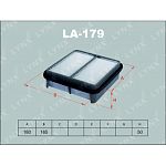 Фильтр воздушный LA179