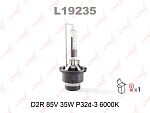 Автолампа LYNXauto ксенон D2R 12V 35W P32d-2 6000K  L19235