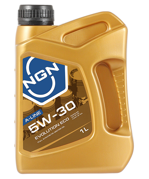 Масло мот. NGN EVOLUTION ECO A-Line 5W-30 SN, синт. 1л