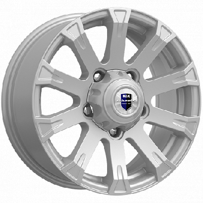 K&K Байкал 7*16 5*139.7 ET35 98 сильвер