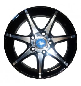 Akito S452  5.5*13  4*100/114.3 ET38 67.1 BLACK POLISH