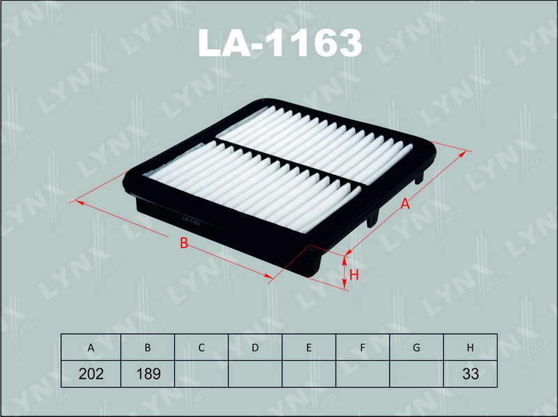 Фильтр воздушный LA1163