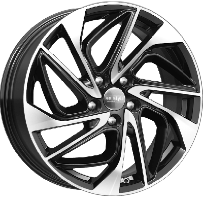 K&K KC883 (ZV 18 Rav4 XAS) 7*18 5*114.3 ET35 60.1 алмаз черный