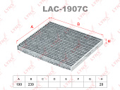 Фильтр салона LAC1907C (угольный)