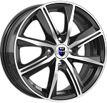 K&K Адамар 6.5*16 5*114.3 ET45 66.1 дарк платинум