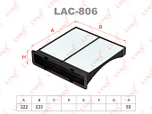 Фильтр салона LAC806