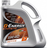 Масло мот. G-ENERGY Synthetic Active 5W40 API SN/CF синт 4л