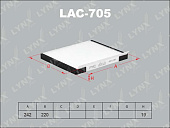 Фильтр салона LAC705