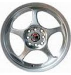 Yuki 517  7*16  8*100*114.3 ET40 73.1 Black with machine lip (B3)