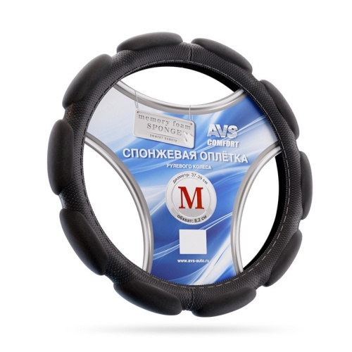 Оплетка AVS SP-426M-B "M" 6 подушечек черн