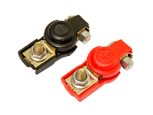 Клемма АКБ сталь в пластиковом корпусе Япония КЛ036