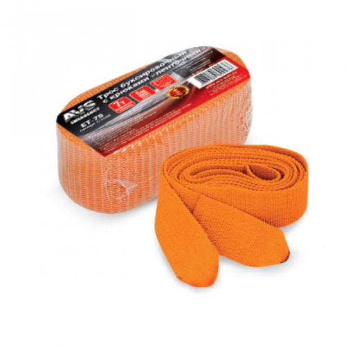 Трос буксир. лента 7т/5м без крючков ET-7S AVS