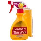 Полироль пластика Kolibriya Leather & Tire Wax (с губкой) 500мл 330125