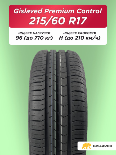 215/60 R17 Gislaved Premium Control 96 H б/к
