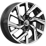 K&K KC1030 (ZV_15_Cobalt) 6*15 4*100 ET39 60.1 алмаз черный