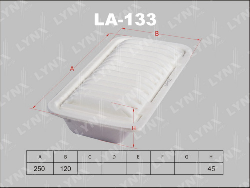 Фильтр воздушный LA133
