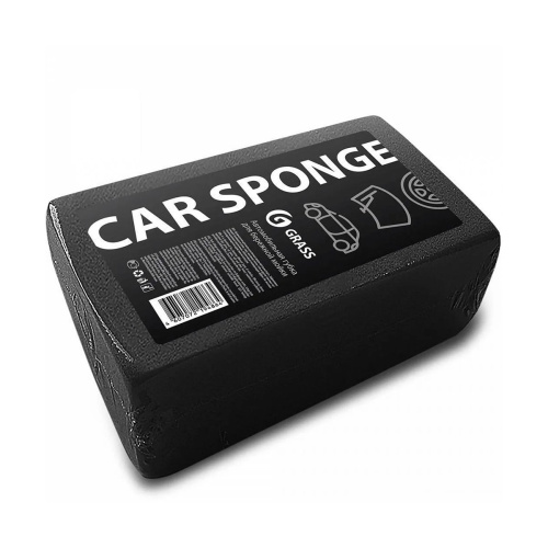 Губка поролоновая " Автомобильная " для бережной мойки Grass