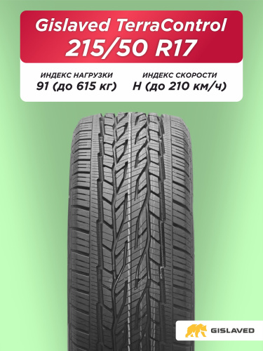 215/50 R17 Gislaved Terra Control 91 H б/к