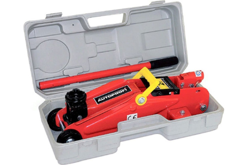 Домкрат подкатной гидравлический AUTOPROFI 2т 385мм в кейсе DP-20HK