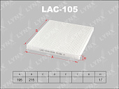 Фильтр салона LAC105