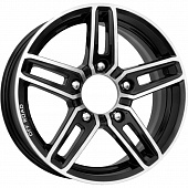 K&K KC896-18 Арнар 7*17 5*114.3 ET35 60.1 алмаз черный