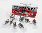 Автолампа AVS Vegas 12V. Р21/5W (BAY15D) BOX 