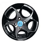 Akito S844  5.5*13  4*98 ET35 58.6 BLACK POLISH