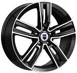 K&K KC750-16 Танаис 7*18 5*114.3 ET37 66.6 алмаз черный