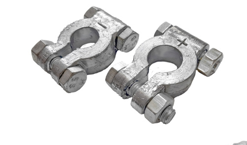 Клемма АКБ свинец (медн перемычка)