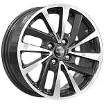 K&K KC899 (ZV 15 Sandero Stepway) 6*15 4*100 ET36 60.1 алмаз черный